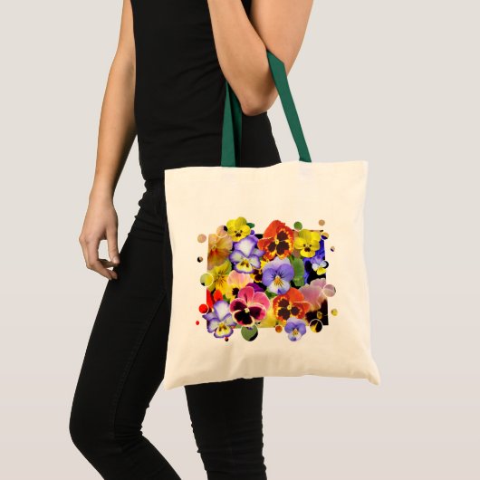 Pansy Patchwork Tote Bag (Voorkant (product))