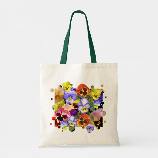 Pansy Patchwork Tote Bag (Achterkant)