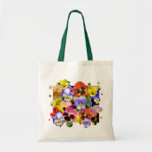 Pansy Patchwork Tote Bag (Voorkant)