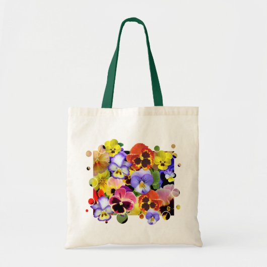 Pansy Patchwork Tote Bag (Voorkant)