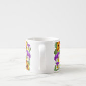 Pansy Patchwork Two-Tone Coffee Mok (Achterkant)