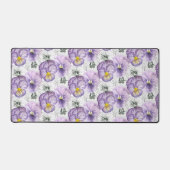 Pansy patroon bureaumat (Voorkant)