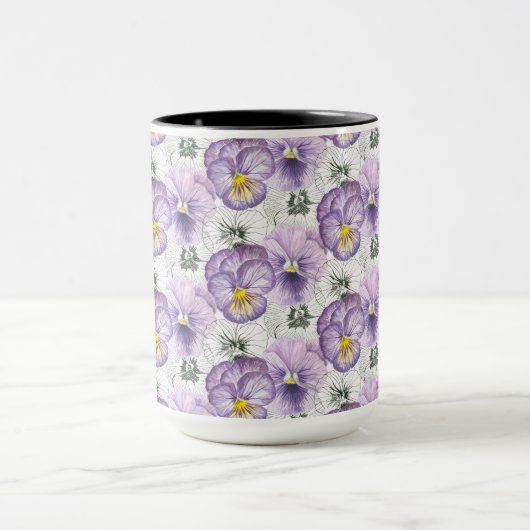 Pansy patroon mok (Midden)