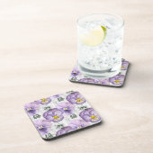 Pansy patroon onderzetter (Rechterzijde)