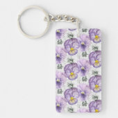 Pansy patroon sleutelhanger (Voorkant)