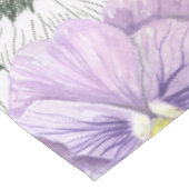 Pansy patroon tafelkleed (Gekanteld)