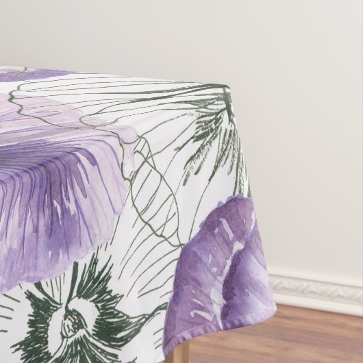 Pansy patroon tafelkleed (Voorbeeld)