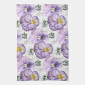 Pansy patroon theedoek (Verticaal)