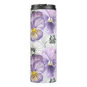 Pansy patroon thermosbeker (Achterkant)