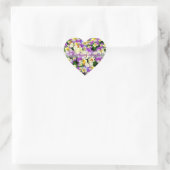 Pansy Perfect Thinking of You Heart Sticker (Tas)