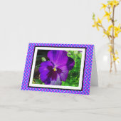 Pansy Pop Kaart (Gele Bloem)