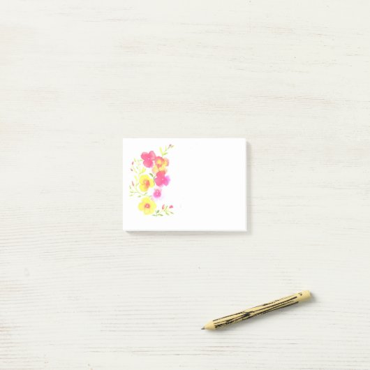 Pansy Post-it Notes (Op bureau)