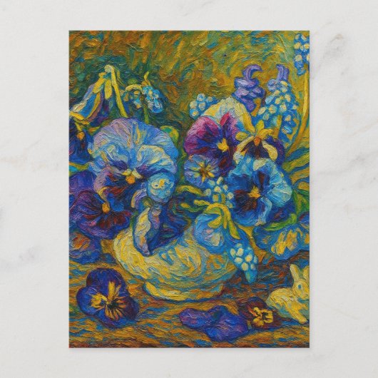 Pansy Postcard Briefkaart (Voorkant)