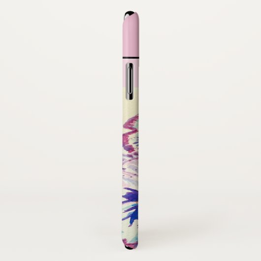 Pansy Roze Waterverf Pansies Bloemen Telefoon Case-Mate iPhone Case (Achterkant / rechts)