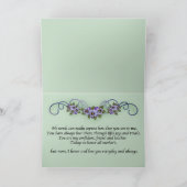 Pansy Scrolls Moederdag Kaart (Binnen)