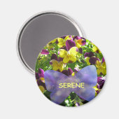 Pansy Serene Magnet (Voorkant / Achterkant)