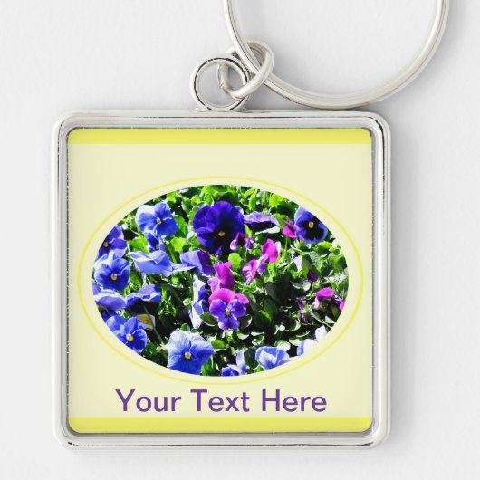 Pansy Sleutelhanger (Voorkant)