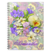 Pansy Spray # 3 ~ Note Book Notitieboek (Voorkant)