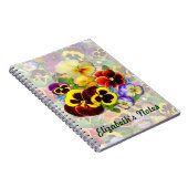 Pansy Spray ~ Note Book Notitieboek (Rechterzijde)