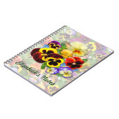 Pansy Spray ~ Note Book Notitieboek (Linkerzijde)
