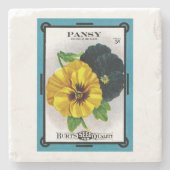 Pansy Stenen Onderzetter (Voorkant)