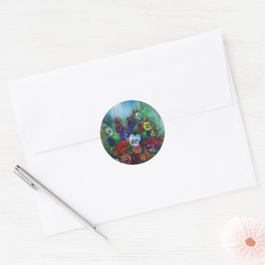 Pansy sticker (Envelop)