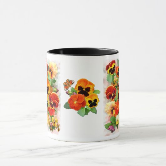 Pansy Sunset Mok (Midden)