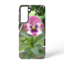 Pansy telefoonhoesje (roze en Paarse)