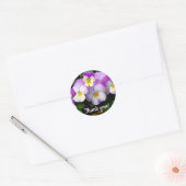 Pansy Thand you Ronde Sticker (Envelop)