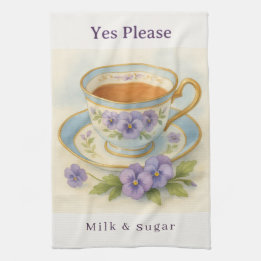 Pansy Theekop Theedoek | Yes Please Milk & Sugar