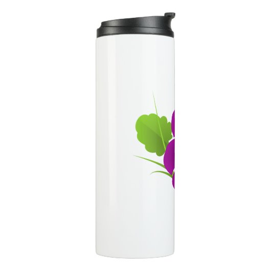 Pansy Thermosbeker (Gedraaid links)