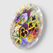 Pansy Time ~ Clock Grote Klok (Hoek)