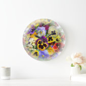 Pansy Time ~ Clock Grote Klok (Huis)