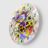 Pansy Time ~ Clock Grote Klok (Hoek)
