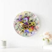 Pansy Time ~ Clock Grote Klok (Huis)