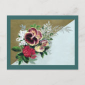 Pansy Tussie-Mussie Briefkaart (Voorkant)