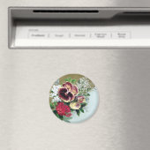 Pansy Tussie-Mussie Magneet (Insitu (Vaatwasser))