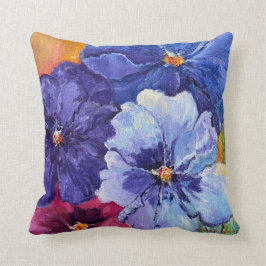 Pansy Uprising mok Kussen