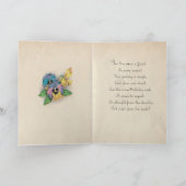 Pansy Verjaardag Kaart. Kaart (Binnen)