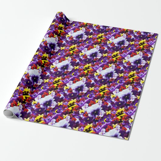 Pansy-viering, Cadeaupapier (Uitgerold)