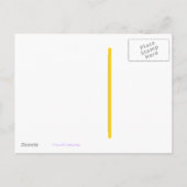 Pansy Violets Botanical Art Briefkaart (Achterkant)