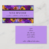  Pansy Visitekaartje (Voorkant / Achterkant)