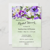 Pansy-Vrijgezellenfeest Kaart (Voorkant)