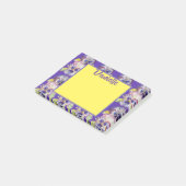 Pansy Waterverf Art Vrouwen Naam Post it Notes (Schuin)