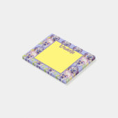Pansy Waterverf Art Vrouwen Naam Post it Notes (Schuin)