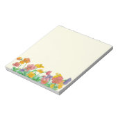 Pansy Waterverf Flowers Rainbow-kleuren Notitieblok (Linkerzijde)