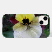 Pansy White en Yellow Case-Mate iPhone Case (Achterkant (horizontaal))