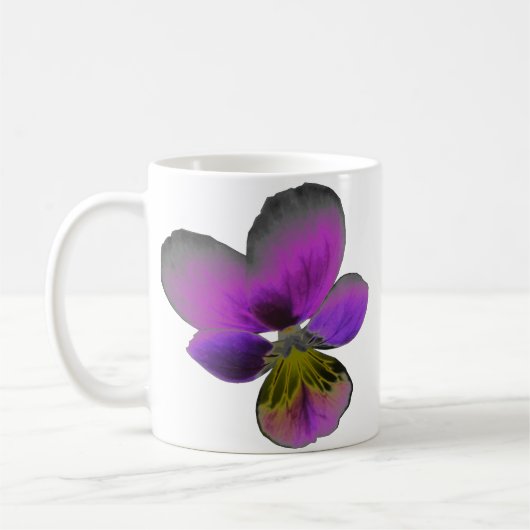 Pansy Wild Dark Paarse Mok (Links)