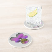 Pansy Wild Dark Paarse Onderzetters (Zijkant)