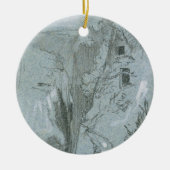 Pantalica uit de Uitzichten van Sicilië (krijt en  Keramisch Ornament (Voorkant)